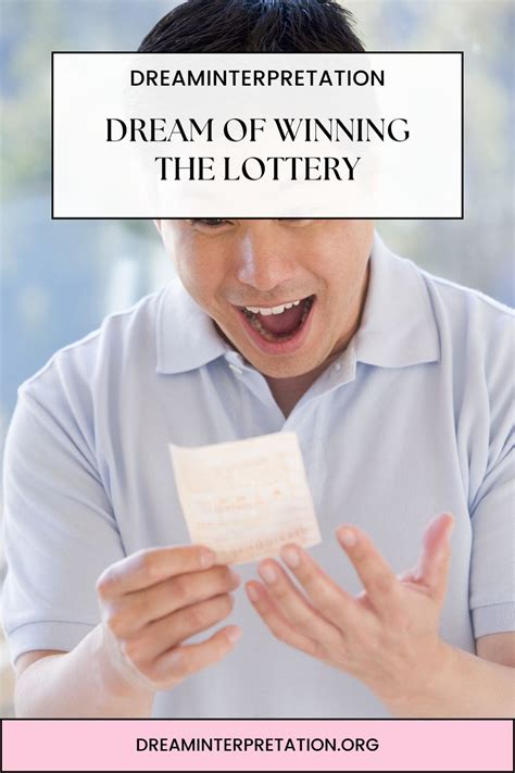 dream interpretation winning lottery|Beyond Luck: Delving into Dream Interpretation of Winning the .